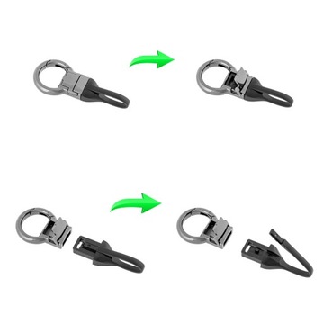 Брелок для ключей с металлической застежкой в ​​стиле дизайна