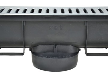 Канал СП1 Водоотвод тротуара, подъезда к гаражу, решётка стальная оцинкованная.