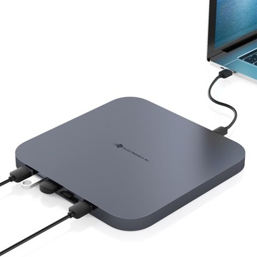 Концентратор MC25 7 в 1 USB M.2 SSD SATA 2,5 дюйма Mac Mini 2018-20 M1 M2 Устройство чтения карт SD