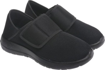 ЖЕНСКИЕ ТУФЛИ БОЛЬШОЙ ШИРИНЫ НА ЛИПУЧКЕ черные38