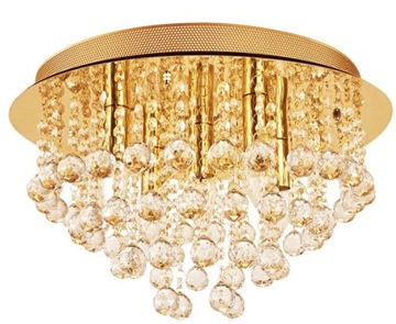 LAMPA WISZĄCA PLAFON ŻYRANDOL CRYSTAL 3 KRYSZTAŁ