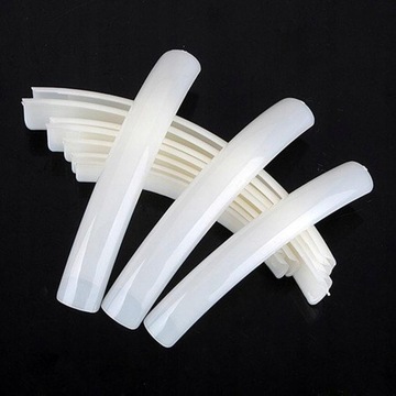 10 упаковок типсов. Длинные студенческие ногти. Типсы для ногтей.