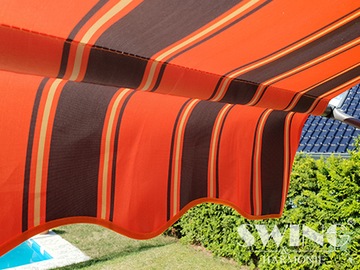 ЗАЖИМНАЯ ТАРИЗА ДЛЯ БАЛКОНА ТЕРРАСЫ LED 300см CREME