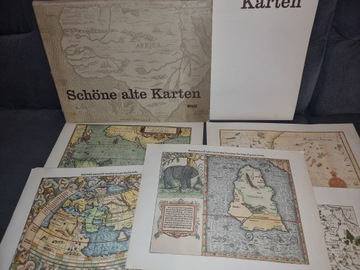 Schone alte Karten 24 reprodukcji starych map 1970