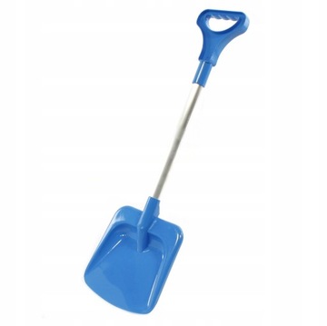 DUŻA ŁOPATA DO PIASKU PIASKOWNICY ALUMINIOWY TRZONEK 63 CM MIX KOLORÓW