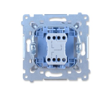 Трехпозиционный выключатель жалюзи Белый Simon 54