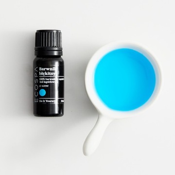 КОСМЕТИЧЕСКИЙ КРАСИТЕЛЬ ДЛЯ МЫЛА, ШАРИКОВ ДЛЯ ВАННЫ, ГЕЛЯ ДЛЯ СТИРКИ, СИНИЙ ECOSPA