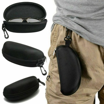 ЖЕСТКИЙ ЧЕХОЛ ДЛЯ ОЧКОВ, КРЫШКА НА МОЛНИИ, ЧЕХОЛ