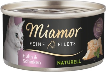 Miamor | Feine Filets Naturell | Kur. szynka 80g