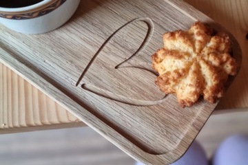 Набор деревянных аксессуаров, рождественский подарок, рождественский поднос.