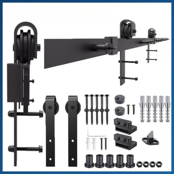 АМАРНАЯ ДВЕРЬ СИСТЕМА РАЗДВИЖНЫХ ДВЕРЕЙ КОМПЛЕКТ ФУРНИТУРЫ 2M LOFT RETRO BARNDOOR