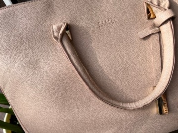 Большая сумка-портфель Mohito пудрово-розовая А4