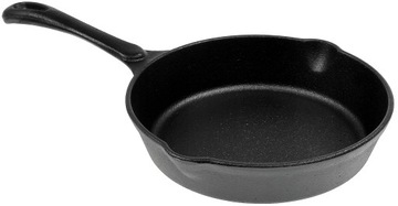 Patelnia Żeliwna Głęboka 25cm INDUKCJA GAZ PT14