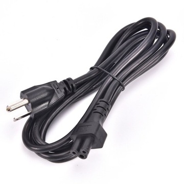PRZEWÓD KABEL 1,8 m ZASILAJĄCY USA koniczynka