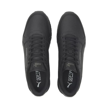 Мужская спортивная обувь Puma St Runner удобные кроссовки черные 44.5
