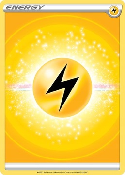 Karta Pokemon Basic Lightning Energy Energia