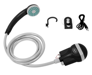 Prysznic turystyczny z akumulatorem i pompką USB