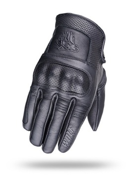 LEKKIE MOCNE RĘKAWICE MOTOCYKLOWE ZE SKÓRY S