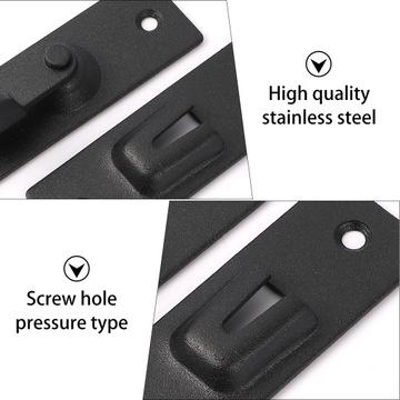 Пряжка для входной двери из нержавеющей стали, прямая