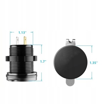 ЗАРЯДНОЕ УСТРОЙСТВО 2x USB 5V 2.1A АВТОМОБИЛЬНАЯ РОЗЕТКА