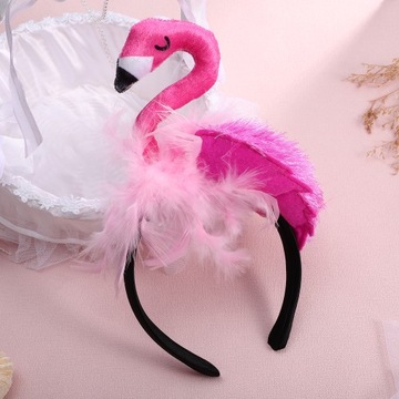 FLAMINGO KOSTIUM WSTĄŻKA ŚWIĄTECZNA DELIKATNY COSPLAY DOPASOWANIE