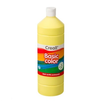 CREALL BASIC COLOR farba plakatowa 1l żółta jasna