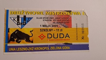 UNIA LESZNO - FALUBAZ ZIELONA GÓRA 01-05-2005 ŻUŻEL SPEEDWAY