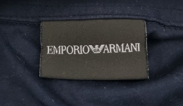 Emporio Armani Granatowa Koszulka Polo M