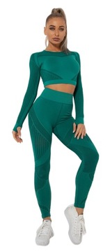DAMSKI 2-CZĘŚCIOWY DRES FITNESS TRENINGOWY M