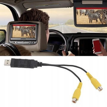 АДАПТЕР ВИДЕОВЫХОДА USB-CVBS ДЛЯ АВТОМОБИЛЯ С СИСТЕМОЙ ANDROID AV-O