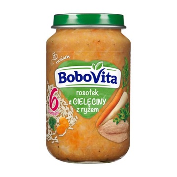BoboVita Rosołek z cielęciny z ryżem 190g