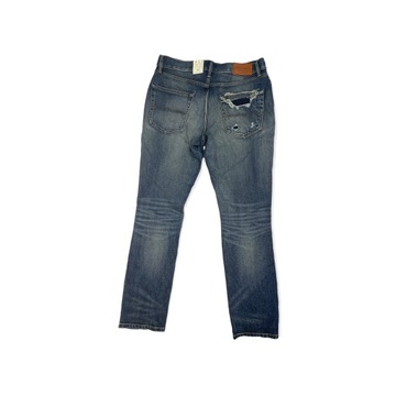 Spodnie jeansowe damskie dziury LUCKY BRAND 33