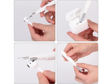 НАБОР ДЛЯ ЧИСТКИ - ЩЕТКА ДЛЯ ЧИСТКИ ПОРТОВ НАУШНИКОВ AIRPODS