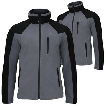 BLUZA POLAROWA POLAR CIEPŁA GRUBA MĘSKA HI-TEC MONAR ROZPINANA XL