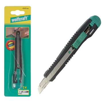 WOLFCRAFT NÓŻ TAPECIAK ŁAMANE OSTRZE WF4141000