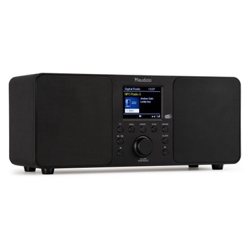 Radio cyfrowe DAB+ tuner FM bluetooth USB czarne Audizio