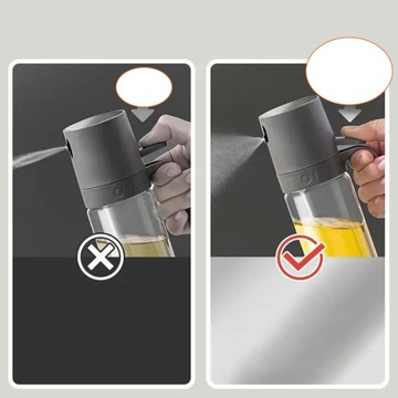 Spryskiwacz do oleju oliwy ocet dozownik spray rozpylacz szklany 250ml