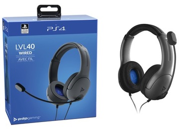 Проводные наушники PDP LVL40 для PS4 / ЛИЦЕНЗИЯ SONY
