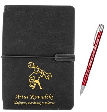 Notes i długopis + Twój GRAWER prezent LOGO