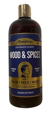 Hopificio Wood & Spices 3in1 Hair Face & Body Żel dla mężczyzn 1000 ml