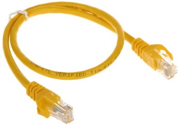 PATCHCORD RJ45/0.5-YELLOW 0.5 m
