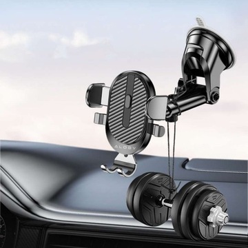 Гравитационный автомобильный держатель для телефона Alogy.
