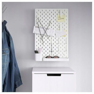 IKEA SKADIS Pojemnik, biały