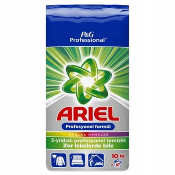 Proszek do Prania Ariel Professional - Profesjonalna Formuła 10 kg - kolor