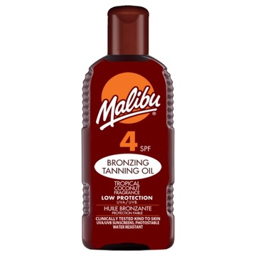 Malibu Tanning Oil Olejek Do Opalania SPF4 200ml