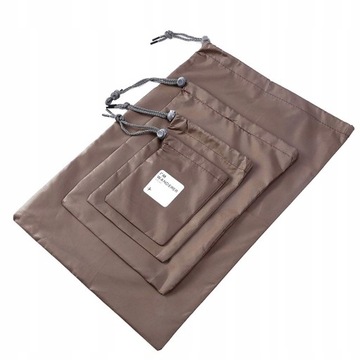 НАБОР ДОРОЖНЫХ СУМОК ДЛЯ ЧЕМОДАНА, 4 ШТ. КОРИЧНЕВЫЙ