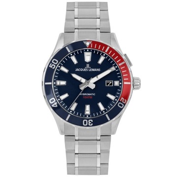 Zegarek męski JACQUES LEMANS Hybromatic 1-2131E [+GRAWER]