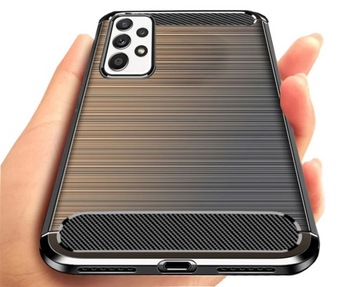 Etui do Samsung Galaxy A52 5G / A52 KARBON + szkło
