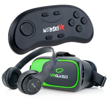 GOGLE OKULARY VR 3D WIRTUALNE DO TELEFONU DO GIER ZESTAW VIRTUAL BOX 360