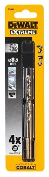 DT4963 DEWALT Wiertło kobaltowe HSS E COBALT 8.5mm